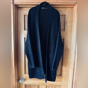 Black Knit Cardigan